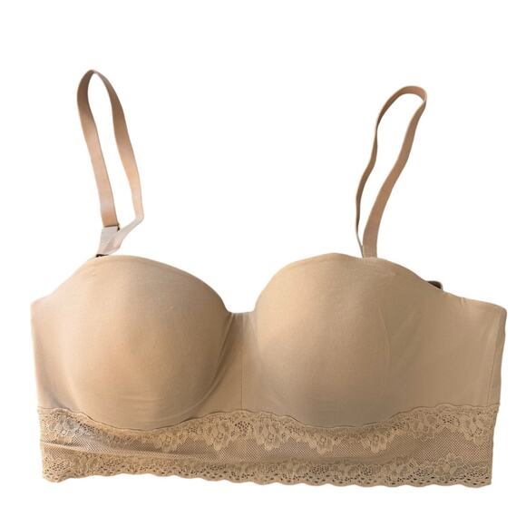 NATORI Women's Cafe Bliss Perfection Strapless Contour Underwire Bra Size 32DD - Picture 5 of 8